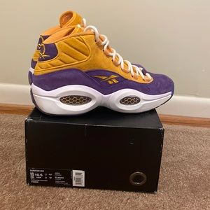Reebok Question SNS SneakersNStuff Crocus Lakers 10.5